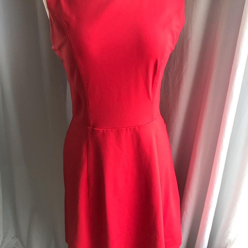 Cynthia Rowley red fit and flare dress